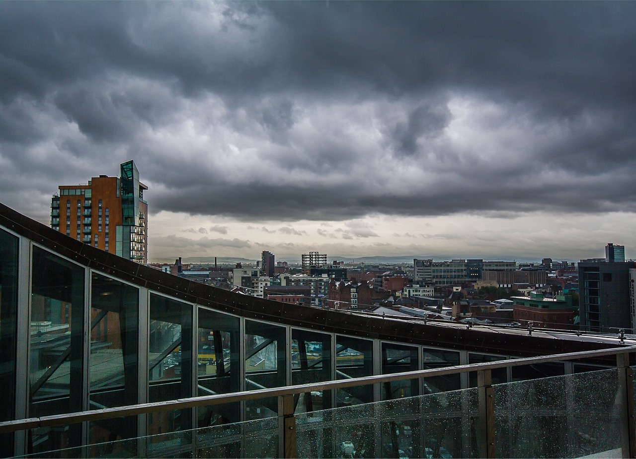 Manchester city streets and landmarks, highlighting venue options for corporate events and conferences in Manchester.