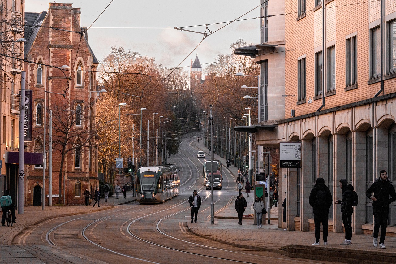 Nottingham city centre highlighting corporate event venues, meeting spaces and conference facilities.
