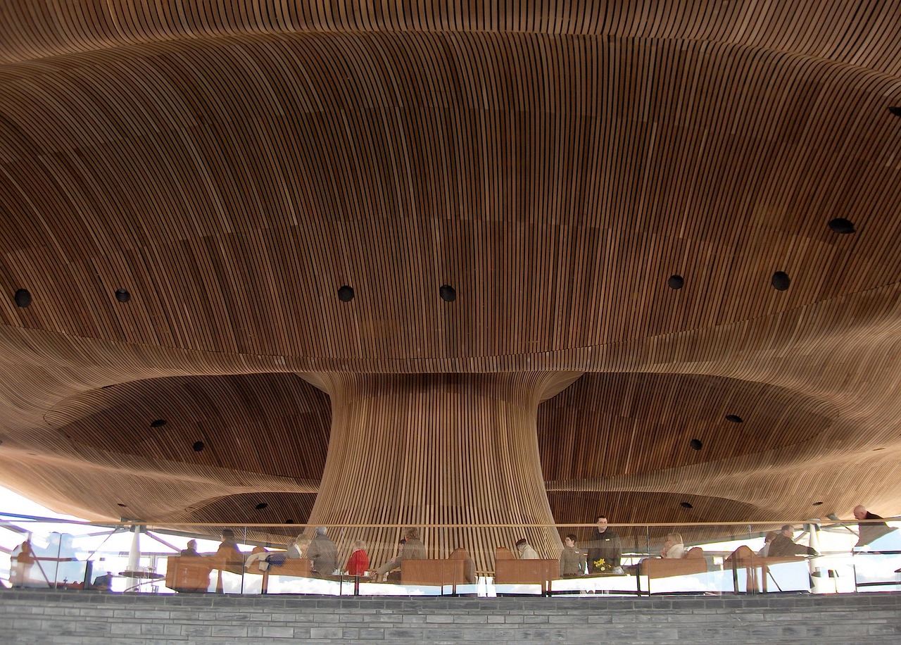 Cardiff’s Welsh Assembly building highlighting corporate event venues and conference spaces.